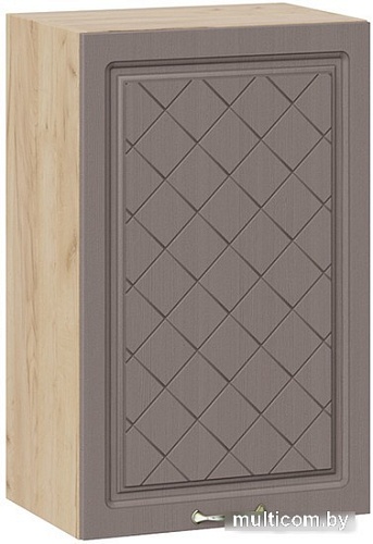 Шкаф навесной Трия Бьянка 1В45 (дуб крафт золотой/дуб серый)