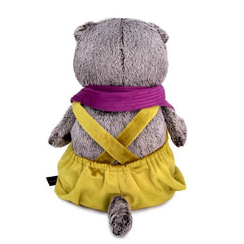 Классическая игрушка BUDI BASA Collection Басик в бархатном комбинезоне Ks22-209 (22 см)
