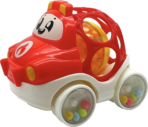 Погремушка Bondibon Машинка Пожарная охрана ВВ5217 (красный)