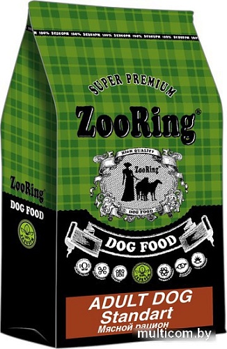 Сухой корм для собак ZooRing Adult Dog Standart Мясной рацион 10 кг