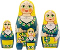 Развивающая игра Брестская Матрешка В шведском народном костюме (набор 5 шт)