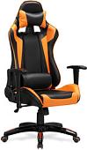 Кресло Halmar DEFENDER (черный/оранжевый)