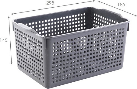 Корзина Violet Лофт 644008 (серый)
