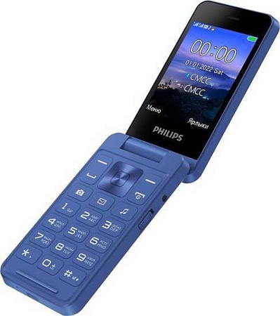 Кнопочный телефон Philips Xenium E2602 (синий)