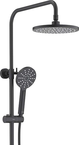 Душевая система Aquatek Бетта AQ2160MB (черный матовый)