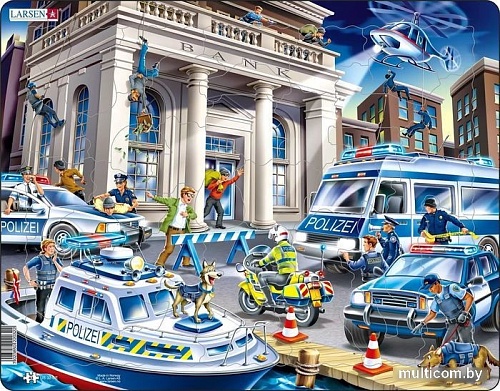 Мозаика/пазл Larsen Полицейские машины US32