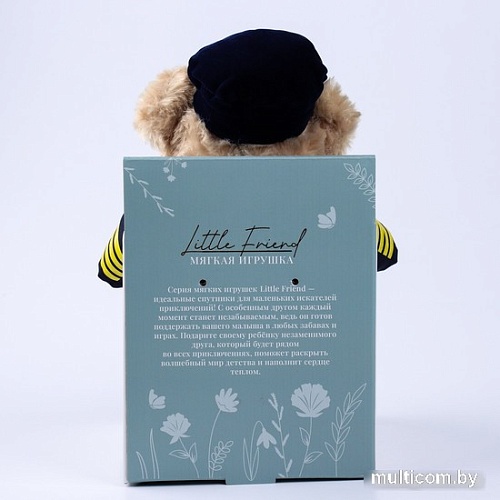 Классическая игрушка Milo Toys Little Friend Мишка пилот 9905627