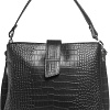 Женская сумка Souffle 101 1015001 (черный кайман эластичный)