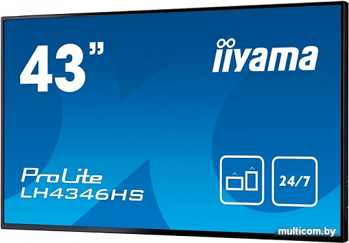 Информационная панель Iiyama ProLite LH4346HS-B1