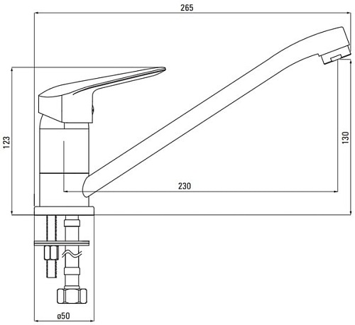 Смеситель Deante Boro BMO 060M