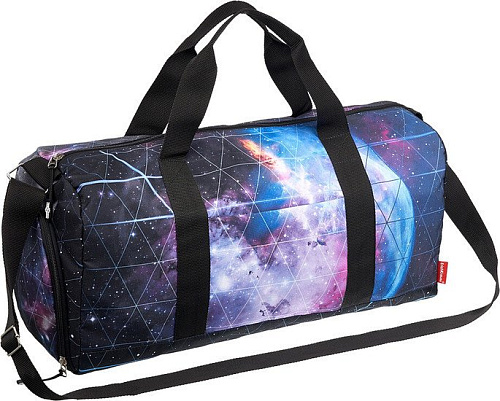 Дорожная сумка Erich Krause 24L Blue Stardust 51983 (фиолетовый/цветной принт)