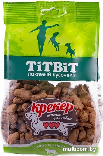 Лакомство для собак TiTBiT Крекер с мясом ягненка 250 г