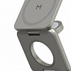 Беспроводное зарядное Magssory Fold Pro 3 в 1 WCH063 (титановый)