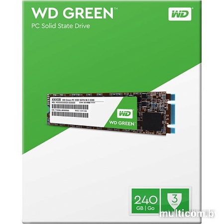 SSD WD Green M.2 2280 240GB [WDS240G1G0B]