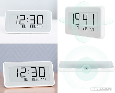 Термогигрометр Xiaomi Temperature and Humidity Monitor Clock LYWSD02MMC (международная версия)