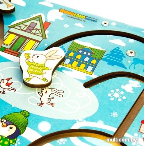 Лабиринт WoodLand Toys Новый год 114113
