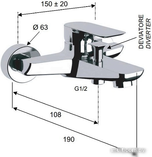 Смеситель Remer Infinity I 05