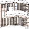 Интерлиния Берес 1.88x2.4 ВТ правая (дуб лазурный/дуб бунратти)