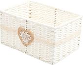 Корзина Natural House Сердечко EW-60 S (белый)