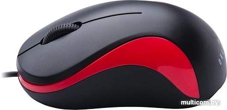 Мышь Oklick 115S (черный/красный)