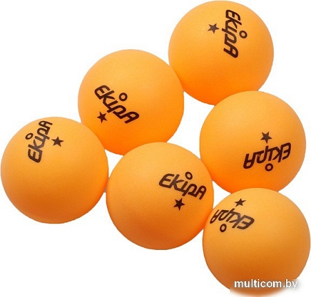 Мяч для настольного тенниса Ekipa EP02 (1 звезда, 6 шт)