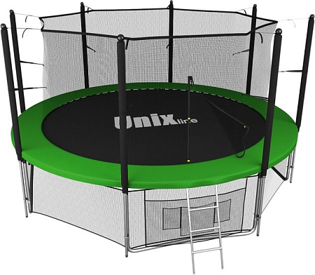 Батут Unix Line 12ft Inside (зеленый)