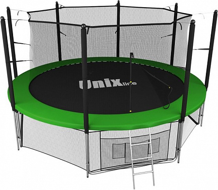 Батут Unix Line 12ft Inside (зеленый)