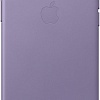 Чехол Apple Leather Case для iPhone XS (лиловый)