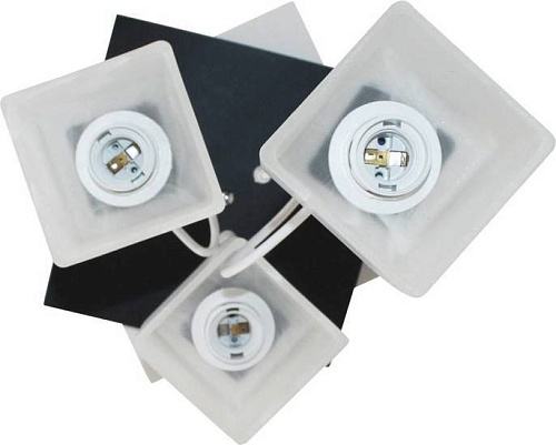 Подвесная люстра Элетех Конверт 233 НСБ 01-3х60-102 Е27 1005402879 (белый/черный)