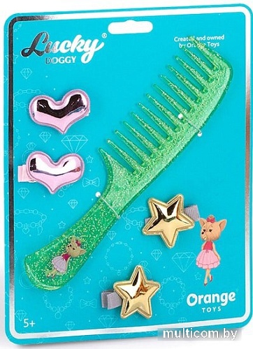 Набор аксессуаров для девочек Orange Toys Расческа с Йорком LDA5006