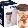 Термокружка DeLonghi DLSC056 0.3л (бежевый/коричневый)