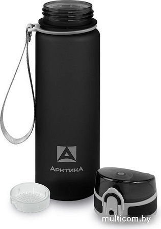 Бутылка для воды Арктика 720-500-BKM 500мл (черный)