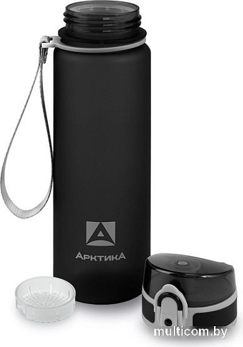 Бутылка для воды Арктика 720-500-BKM 500мл (черный)