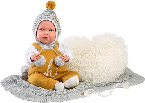 Пупс Llorens В фиолетовом 74036