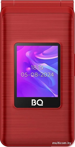 Кнопочный телефон BQ BQ-2412 Shell Duo (красный)