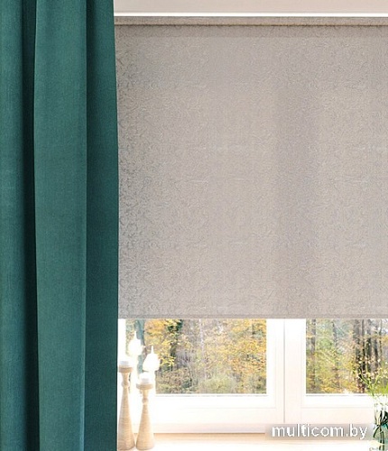 Рулонные шторы Legrand Фрост 114x175 (бело-серый)