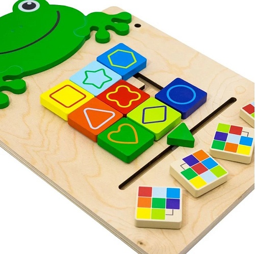 Бизиборд Alatoys Настенная бизидоска Лягушка ББ606