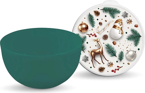 Миска для смешивания Полимербыт Сказочный лес 4359791 (с крышкой)