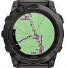 Умные часы Garmin Fenix 7X Pro Sapphire Solar (карбоново-серый титан/черный, с титановым и силиконовым ремешками)