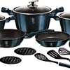Набор кастрюль Berlinger Haus Aquamarine Metallic BH-6164