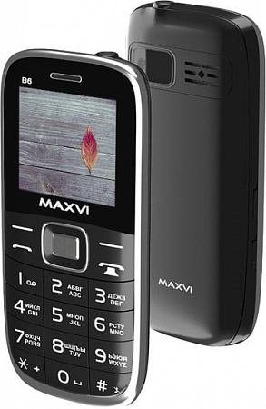Мобильный телефон Maxvi B6 (черный)