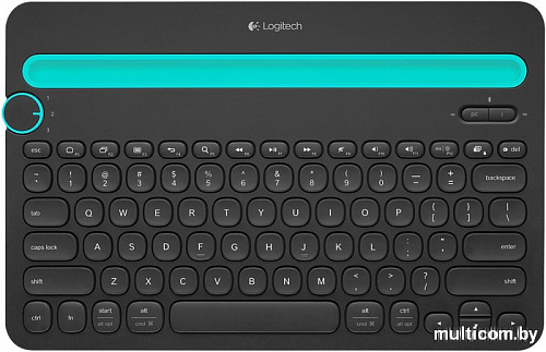 Клавиатура Logitech Bluetooth Multi-Device Keyboard K480 Black (920-006368)