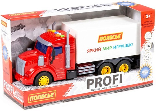 Фургон Полесье Профи 93455 (красный/белый)