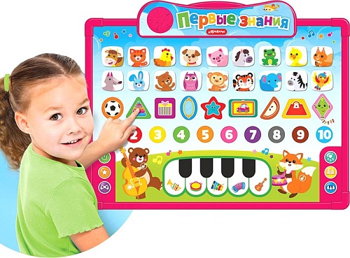 Интерактивный планшет Азбукварик Первые знания 4680019284668