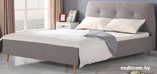 Кровать Halmar Doris 160x200 (серый/ольха)