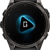 Умные часы Garmin Fenix 8 Sapphire, Titanium 47мм (угольно-черный DLC, пепельно-черный силиконовый ремешок)