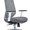 Кресло Norden Имидж Gray 2 YS-0817H(FY+FY)W (белый пластик/серая ткань)