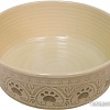 Миска TarHong Medallion Paw PDR5067PBMC (бежевый с лапками)