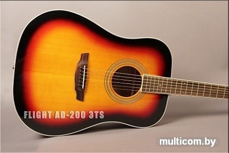 Акустическая гитара Flight AD-200 3TS