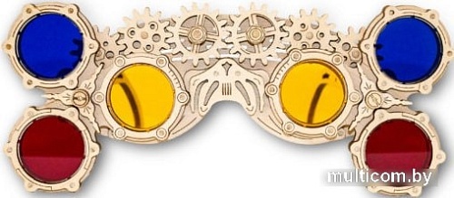 Сборная модель Eco-Wood-Art Очки-гогглы Треугольник